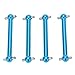 4pcs RC Dog Bone Drive Shaft, Aluminium Alloy Front and Rear Dog Bone for Tamiya TT02B 1/10 RC Car(Blue)