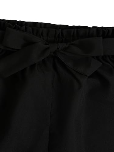 Image of Milumia Girl Casual High Waist Flowy Wide Leg Dress Pants Palazzo Pants Trousers