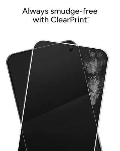 Image of ZAGG Glass+ Samsung Galaxy S25 / S24 Screen Protector - Extreme Impact & Shatter Protection, Scratch-Resistant, Smudge-Resistant, Fingerprint Scanner Compatible, InvisibleShield, Easy Installation