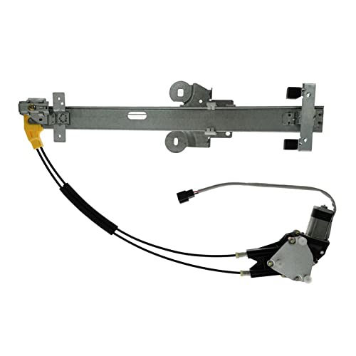 Image of TRQ Front Right Power Window Regulator & Motor Assembly Power Passenger Side Compatible with 1991-1995 Chrysler Town & Country Dodge Caravan Grand Caravan Plymouth Grand Voyager Voyager