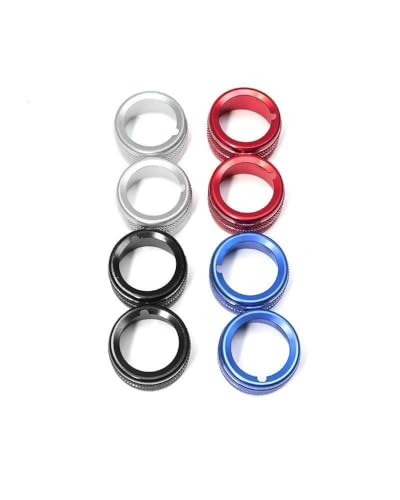 Temperature Adjustment Knob Air Conditioner Switch Knob Ring Climate Control HVAC (Black Color)