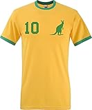 australien trikot 2017 Tolles Motiv wenn Sie auf der Suche nach einem Fußball Trikot oder Fan T-Shirt sind. Perfektes Motiv für Australien Fan T-Shirt mit Känguru im Trikot Design zum Anfeuern der Nationalmannschaft als 12. Mann.