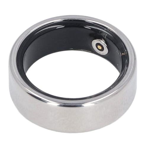 Yunseity Smart Ring, Health Activity, IP68 Heart Rate Monitor Sleep Recorder, 5-7 Days Battery Life Bluetooth Fitness Rings for Men Women (#6)