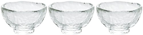 アデリア(ADERIA) 津軽びいどろ おちょこ クリア 50ml レンジ対応 3個セット 日本製 ぐい呑み 盃 日本酒 グラス ガラス 冷酒 お猪口 酒器 ぐいのみ ぐい飲み おしゃれ ギフト プレゼント 祝い 父の日 母の日 敬老 還暦 誕生日 F49091（Amazon）