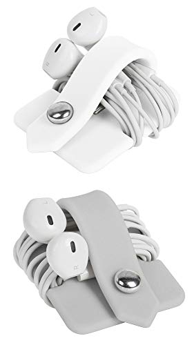 Image of Cord Organizer Earbuds Holder Earphone Wrap Earphones Organizer Headset Headphone Earphone Wrap Winder Cord Manager Cable Winder Set of 3