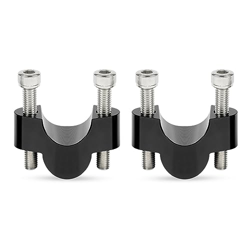 Guidon Riser 28mm Moto Rehausseur en Alliage Robuste Pince de Barre 1 1/8 Pouce 20mm