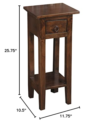 Sunset Trading Shabby Chic Cottage Table, Small One Drawer, Old Java #TOP2