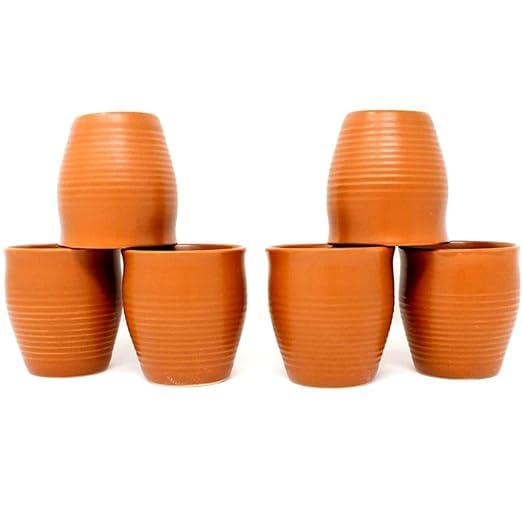 Kulhad Cup Tea Cup/Coffee Cup Ideal for Chai Lovers Gift Item Indian Chai Cups Pack of 6