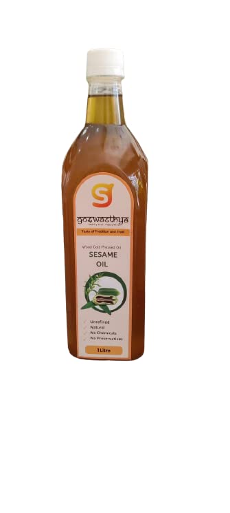 Goswasthya Wood Cold Pressed Black Sesame Oil | Unrefined,Unfiltered Cold Pressed Oil | Chemical Free & Natural | Sesame Oil for Cooking (500ml) (B0C6MR2DD9) Amazon Price History, Amazon Price Tracker
