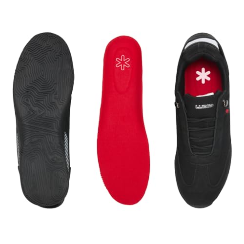 Image of LUDIC Motorsport Men's Sneaker | Premium Suede Low-Profile Driving Shoe | Racetrack Engraved Outsole
