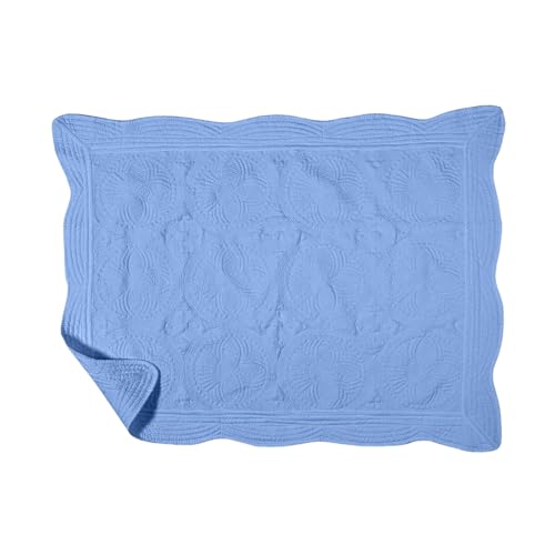 Unterlage für Krippe 31 Babydecke - Geprägte Baumwoll Babydecke,Faltbare Weiche Unterlage...