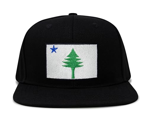 Image of International Tie State Hat for Men and Women, Adjustable Snapback Trucker Baseball Cap with Embroidered Patch
