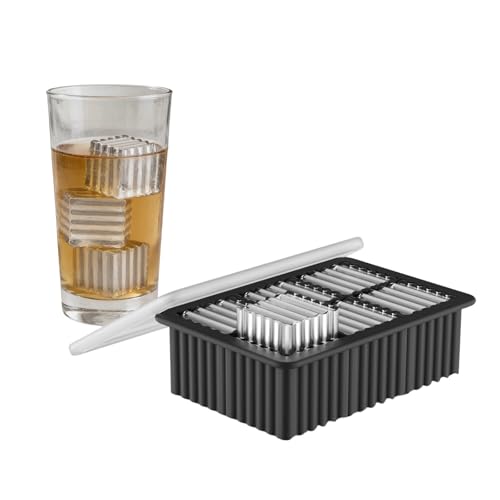 Molde de Hielos de Silicón Moderno con Diseño Rayas 6 Cavidades miniatura 2