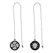 OSALADI 2PCS Wentylatory Sufitowe Łańcuch Ciągnący: Wiszący Lekki Łańcuch Ciągnięcia Metalowy Rozszerzenie Łańcucha Pociągowego Do Sufitu Lamp Lampa Łańcuch Wentylatora (Niebieski)
