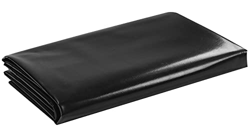 15 x 20 Feet Pond Liner 20 Mil, LDPE Pond Skins for Fish Ponds Stream Fountain Water Garden, Black Waterfall Backyard Koi Pond Liner, Easy Cutting Underlayment Pond Liners (15FTÃ—20FT)