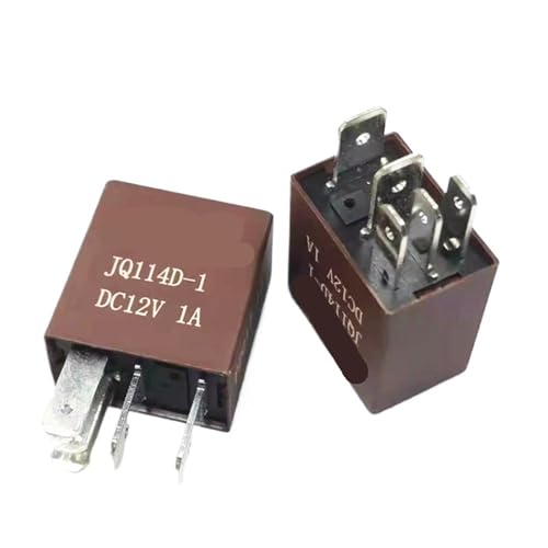 Relais JQ114D-1 12VDC à 5 broches pour une commutation stable de signal DCV12 1A