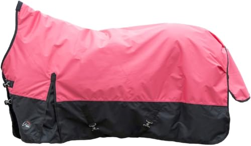 Couverture de pré HKM Norwich highneck 600D pour les journées fraîches au paddock