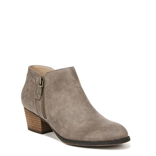 LifeStride Womens Blake Zip Ankle Booties Ash 9 M