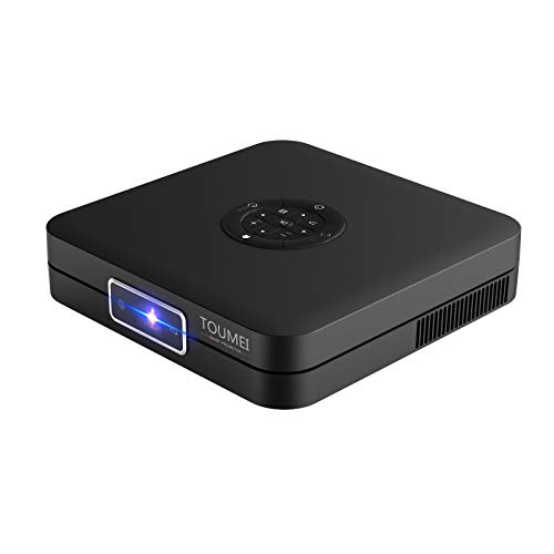 4K HD-Projektor, 80 Hertz Bildwiederholfrequenz Smart-Projektor, Fernbedienung Smart TV mit HiFi Ton, Außen Theater/Familientreffen