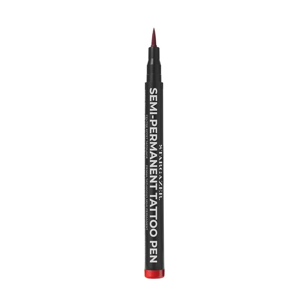 Stargazer Semi-Permanent Vegan Tattoo Pen 2. Up To 24 Hour Strong Brown Colour For Skin Art With A Fine Line Nib.