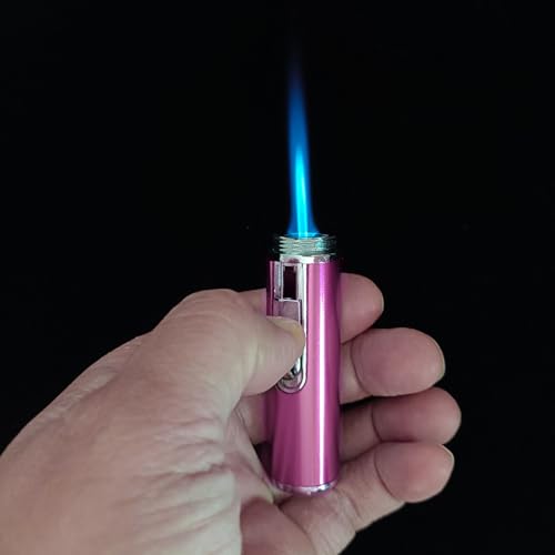 Encendedor de llama de soplete recargable 2 unidades miniatura 2