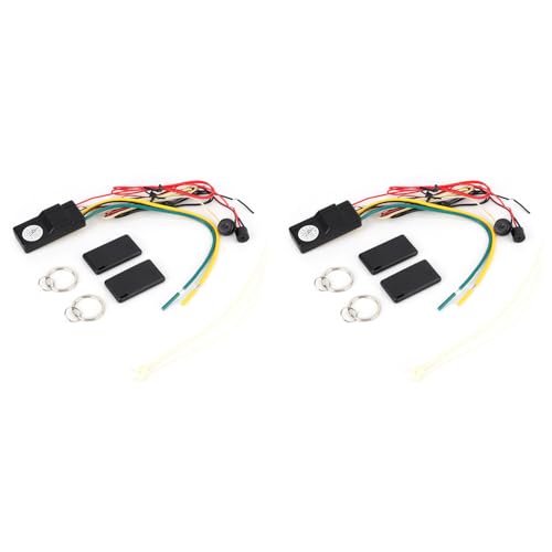 2Pcs Car Engine Lock, Immobilizer Car Engine Lock Anti-Hijacking Auto Car Intelligent Alarm