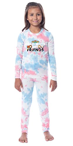 Friends The TV Series Girls Life Is Better With Friends Tie Dye Tight Fit Cotton Pajama Set