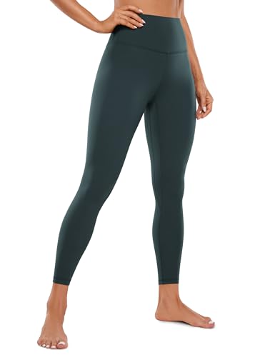 CRZ YOGA Womens Butterluxe High Waisted Yoga Leggings 25" - Double Seamed Buttery Soft Comfy Athletic Gym Workout Pants