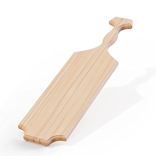 BATTIFE Sorority Paddle - 15 Inch Unfinished Wooden Paddle Greek Fraternity Paddles Solid Pine Wood Paddles for Arts Crafts