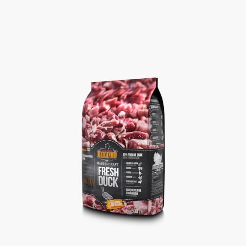 BELCANDO MASTERCRAFT Hundefutter trocken Fresh Duck, 500g, Trockenfutter für Hunde mit Ente, 80% Frischfleisch, getreidefrei… – Ansicht 1
