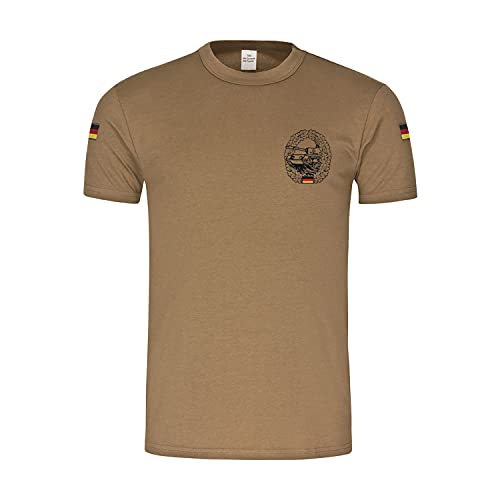 T-shirt armée allemande #37710 en coton kaki militaire authentique