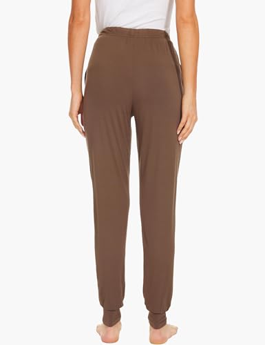 Image of GYS Women's Pajama Pants - Viscose Made from Bamboo, Joggers Pants with Pockets Comfy Lounge Sleep Pants Pj Bottoms