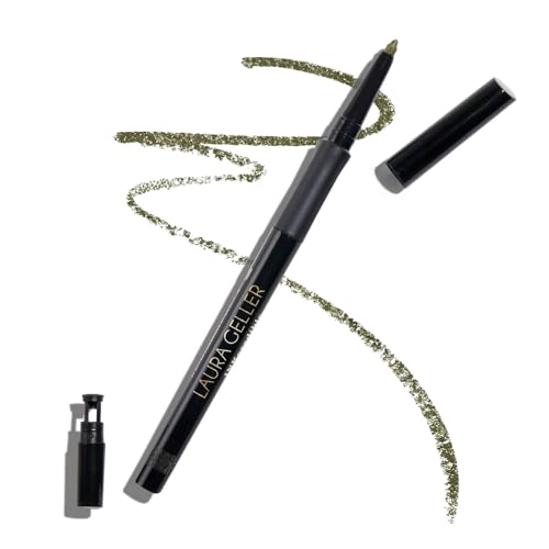 LAURA GELLER INKcredible Gel Eyeliner - Waterproof Smudge-proof Eyeliner Pencil - Built in Sharpener (110 Olive My Love)