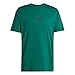 adidas Men's Essentials 3-Stripes Sportswear T-Shirt, Collegiate Green/Black, Large