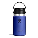 Hydro Flask – Wide Flex Sip Lid Coffee 355 ml (12 oz) – Auslaufsicher, isoliert, passend für Becherhalter – Hält Getränke 24 Std. kalt & 12 Std. heiß - Capri Blue