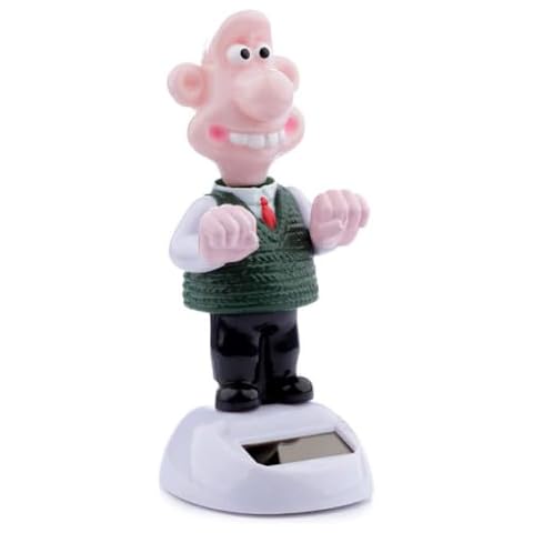 Puckator Wallace Solar Pal - Home Office Table Desk Dashboard Car Decor Decoration - Gift Ideas - Gifts for Teenage Old Boy Girl Dad Mums - Powered Kids Toys Toy Figure Figures Cover