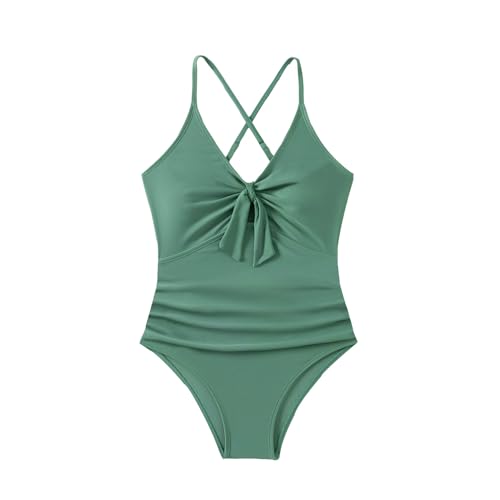 Girls Swimsuit One Piece Bathing Suit Straps Girls'Swimwear 7-16T