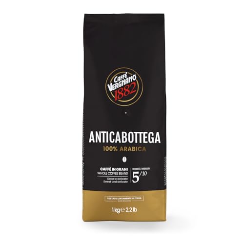 Caffè Vergnano 1882 - Caffè in Grani Anticabottega | 1 Confezione da 1 Kg