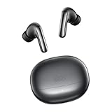 QCY MeloBuds N20 ワイヤレスイヤホン 50dB ノイズキャンセリング ワイヤレスイヤフォン 13mmドライバーBluetooth6.0 外音取り込みモード マルチポイント接続 クリアな通話 最大40時間再生 専用アプリ対応 技適認証取得 ブルートゥースイヤホン ブラック