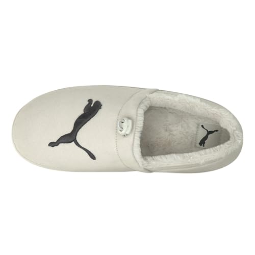 Mocassins PUMA Tuff Sherpa garçons chaussure d'intérieur blanc cassé
