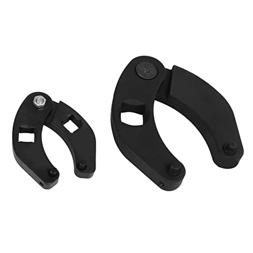 OEBUAFI Llave para Tuercas de Prensaestopas Ajustable Llave Universal Inglesa para Cilindro Hidráulico con Accionamiento Cuadrado de 3/4 pulg. y 1/2 pulg. para Vehículos y Equipos