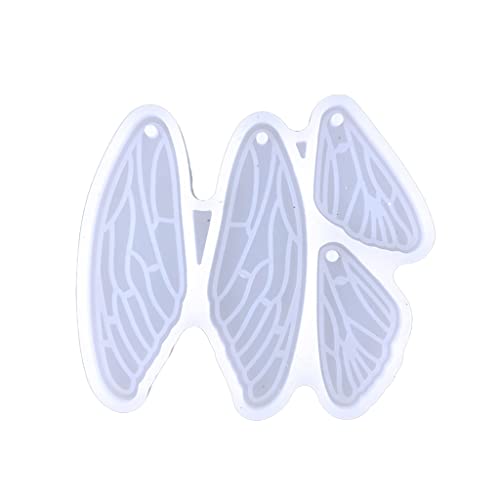 Earrings Mold Dangle Pendant Decorations Angel Wing Mirror Silicone Mold