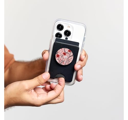 PopWallet para MagSafe de flores de cerezo japonés sakura para evitar perder tarjetas 5