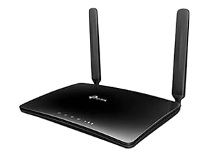 TP-Link Archer MR400 AC1200 Dualband 4G LTE WLAN Router (150 Mbit/s im Download, simultanes Dualband, 300 Mbit/s(2, GHz) + 867 Mbit/s(5GHz), frei konfigurierbarer LAN/WAN-Port) schwarz