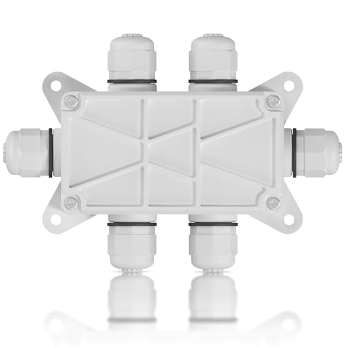 Sully IP65 Waterproof Junction Box for WAGO 221 Connectors White