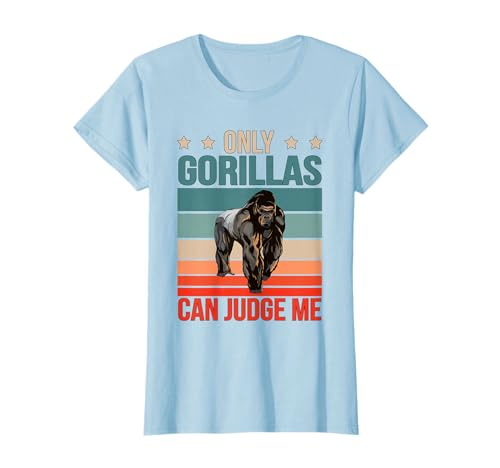Gorilas Puede Juzgar Gran Simio Primate Gorila Camiseta