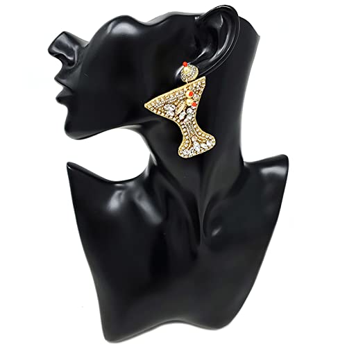 Beaded Martini Glass Post Earrings Handmade Martini Earrings2