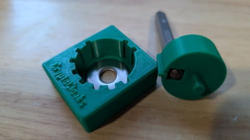 Blockmit Washer Jig - Perfect for Seed Phrase Security for Your Bitcoin Wallet - Makes Fireproof Seed Phrase Backup (1 Inch Washer Jig)