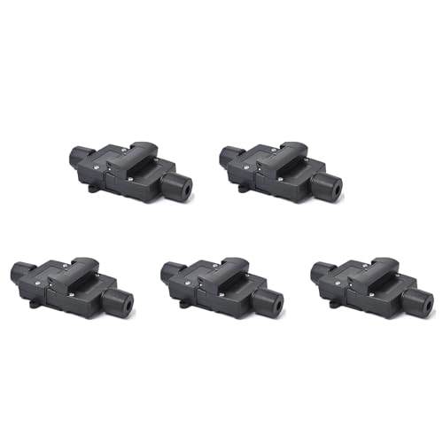 Enchufe de remolque 12V de 7 pines macho y hembra para caravanas y camiones pack de 5 unidades