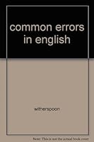 common errors in english B0014ZHGVQ Book Cover